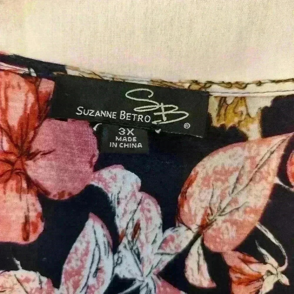 Suzanne Betro womens blouse size 3x - Picture 2 of 3